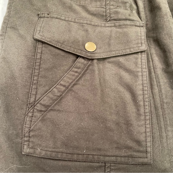 LIKE NEW! J.Jill army green lined utility jacket - Picture 6 of 14